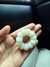 芠拉迷你蒜瓣菩提根小手捻手串男繞指柔山竹大腸指尖迷你盤(pán)玩手把件女 奶油白手捻13-14mm  A04-302 曬單實(shí)拍圖