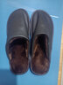范米尼頭層牛皮棉拖鞋真皮家居家用室內秋冬季男女老人保暖靜音軟底防滑 605【棕色】頭層牛皮鞋面 45-46 碼【30】?jì)乳L(cháng)28厘米 曬單實(shí)拍圖