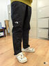 FILA 斐樂(lè )官方男士針織長(cháng)褲2025冬季新款健身運動(dòng)基礎加絨直筒褲 深黑-BK M 170/80A/M 曬單實(shí)拍圖