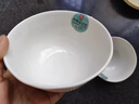 順祥釉下彩碗具套裝青瓷餐具家用米飯碗浮雕陶瓷面碗中式搬家喬遷瓷器 天青色4.65英寸飯碗10個(gè)+8.25飯盤(pán)10個(gè) 曬單實(shí)拍圖