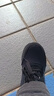 啄木鳥(niǎo)防滑厚底加絨加厚保暖棉鞋皮面防水休閑運動(dòng)鞋百搭跑步鞋工作鞋女 黑色加棉 38 曬單實(shí)拍圖