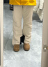 牧途雪單雙板加厚夾棉保暖滑雪褲 1905  米色 M  曬單實(shí)拍圖