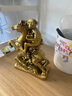 寶泰祥馬上封侯純黃銅擺件馬上贏(yíng)馬上有錢(qián)銅馬生肖猴吉祥物辦公室裝飾品 【泰山祝?！狂R上封侯·高約15cm【精工款推薦】 曬單實(shí)拍圖