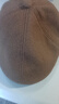 胡茬叔叔厚款前進(jìn)帽男女冬純色百搭不挑人報童帽復古老錢(qián)風(fēng)貝雷帽 棕色 均碼 （55-59cm）可調節 曬單實(shí)拍圖