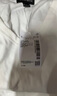 UR2026春季新款女裝簡(jiǎn)約休閑V領(lǐng)褶皺修身長(cháng)袖T恤UWB450062 本白 L 曬單實(shí)拍圖