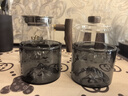 憶壺茶玻璃茶杯家用品茗杯喝水杯子辦公小茶杯會(huì )客主人杯功夫茶具套裝 【黑色】千山杯2只裝100ML 曬單實(shí)拍圖