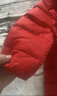 巴拉巴拉嬰兒輕薄羽絨服寶寶連體衣兒童男女童冬裝造型可愛(ài)時(shí)尚萌 紅色小熊-白鴨絨 90 cm-充絨量48g 曬單實(shí)拍圖
