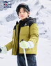 鴻星爾克（ERKE）童裝男女童冬季保暖棉服兒童大小童羽絨服秋煙綠130 曬單實(shí)拍圖