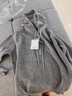 【熱賣(mài)爆款】灰色休閑連帽針織套頭毛衣女2025年秋季新款簡(jiǎn)約寬松 灰色 XL 【推薦116-125斤】 曬單實(shí)拍圖