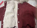 丹鳥(niǎo)王女童冬季加厚保暖套裝2026新款女孩洋氣拜年服上衣褲子時(shí)尚兩件套 酒紅色加絨套裝 130 碼 曬單實(shí)拍圖
