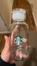 星巴克杯子隨享?yè)u搖杯玻杯咖啡杯水杯隨手杯玻璃瓶 搖搖杯400ml 曬單實(shí)拍圖