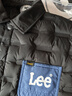 Lee兒童羽絨服冬款三防90白鴨絨男童中大童連帽保暖防風(fēng)外套 烏黑色 160 +含絨量90g 曬單實(shí)拍圖
