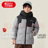 紅豆兒童90絨羽絨服男女童冬季新款加厚保暖外套防寒冬裝鴨絨面包服 曬單實(shí)拍圖