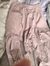 無(wú)印良品（MUJI） IDEE 女式平紋燈籠褲褲子女款夏季款女裝純棉 25年長(cháng)褲 GA54CC5S 煙熏粉色 L （165/72A） 曬單實(shí)拍圖