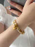 小米星黃水晶黃塔晶串珠手鏈女款小胖福雙層疊戴手串輕奢小眾精致手飾品 黃水晶小胖福手鏈兩圈疊戴店長(cháng)主推 曬單實(shí)拍圖