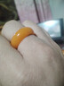 芯香新疆和田玉黃玉戒指玉指環(huán)扳指天然玉石男女款玉石戒指天然玉石 內徑22mm 曬單實(shí)拍圖