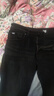 Lee25冬新726標準中腰直筒磨毛黑灰色男牛仔褲保暖 黑灰色 30 曬單實(shí)拍圖