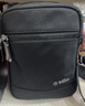 金利來(lái)（Goldlion）單肩包男士斜挎包2025新款多功能外出便攜小包休閑時(shí)尚隨身小挎包 黑色 迷你包 曬單實(shí)拍圖