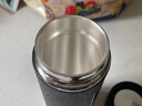 SHANTS日本品牌銀杯子999純銀保溫杯內膽正品男士高檔商務(wù)水杯養生杯 磨砂黑420ml【足銀內膽】+精美禮盒 曬單實(shí)拍圖