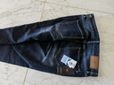 七匹狼牛仔褲男秋冬高彈撞色水洗親膚舒適百搭休閑長(cháng)褲 深藍 32 曬單實(shí)拍圖