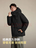 波司登（BOSIDENG）25新款羽絨服男短款90絨經(jīng)典休閑通勤連帽送父母外套B250245111 黑色8056 M 175/96A 體重約130-140斤 曬單實(shí)拍圖