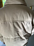森馬（Semir）羽絨服男冬季拼接燈芯絨肌理感外套厚款寬松上衣 煙灰卡(白鴨絨)50522 M 曬單實(shí)拍圖