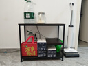 心有良家茶幾沙發(fā)邊桌茶水柜茶臺桌子雙層置物架B030黑胡桃色80cm 曬單實(shí)拍圖