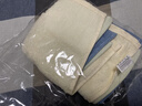 潔麗雅（Grace）新疆棉抗菌方巾4條裝純棉柔軟寶寶兒童吸汗擦汗巾34*34cm35g 曬單實(shí)拍圖