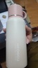恩爾美（nRMEi）保溫杯大容量女士高顏值女生316不銹鋼新款茶水分離學(xué)生便攜水杯 粉色【抗菌316/內置茶倉】600ml 曬單實(shí)拍圖