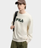 FILA斐樂(lè )官方情侶款套頭衛衣2025秋季休閑寬松針織長(cháng)袖上衣 曬單實(shí)拍圖