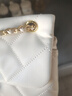 CinvaiKrose輕奢包包女包2025新款菱格鏈條單肩斜挎包生日元旦新年禮物送女友 米白色【送女友老婆禮物走心實(shí)用】 小眾輕奢高級感品牌百搭腋下包 曬單實(shí)拍圖