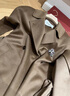 三只小山羊【楊冪同款】長(cháng)赫本 中長(cháng)款 雙面100純羊絨秋冬小個(gè)子大衣女 駝色 M 曬單實(shí)拍圖