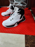 喬丹男鞋籃球鞋高幫皮面秋冬加絨保暖減震耐磨運動(dòng)鞋 曬單實(shí)拍圖