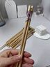 木流印MLUYN日本工藝新款楠竹家用筷子防滑高檔一人耐高溫筷子楠竹 五色楠竹筷子-【30雙】 曬單實(shí)拍圖