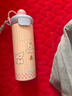 【新人專(zhuān)享價(jià)】浮球保溫杯大容量吊帶咖啡杯創(chuàng  )意學(xué)生水杯便攜杯子 【新人專(zhuān)享價(jià)】小白狗 粉帽蓋子-500ML 曬單實(shí)拍圖