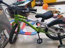 361°兒童自行車(chē)3-6-8-10-12歲男女小孩學(xué)生單車(chē)雙剎車(chē)腳踏輔助輪禮物 T1輻條輪【探險綠】高碳鋼車(chē)架/雙碟剎 16寸（身高約105-125cm） 曬單實(shí)拍圖