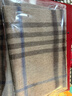 絲界25年新款羊毛格子圍巾披肩秋冬經(jīng)典百搭多色保暖100%羊毛圍巾禮物 駝芭格 180cm*30cm 曬單實(shí)拍圖