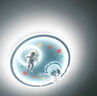 蒙虎男孩臥室吸頂風(fēng)扇燈360度搖頭變頻電機全光譜護眼LED宇航員電風(fēng)扇 9207風(fēng)扇燈 離線(xiàn)語(yǔ)音，無(wú)需設備 曬單實(shí)拍圖