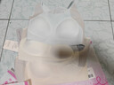 婷美初中高中生少女文胸女生學(xué)生發(fā)育期女孩青少年兒童內衣 白色  L 曬單實(shí)拍圖
