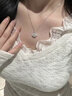 瑞諾925銀公主裙擺項鏈設計感吊墜鎖骨鏈生日禮物送女友 勿拍/精美包裝定金 曬單實(shí)拍圖