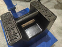 津王鑄鐵砝碼25kg標準鎖型法碼電梯配重校準20公斤噸壓鐵地磅鐵塊計量 25KG鑄鐵砝碼（正負誤差3克） 曬單實(shí)拍圖