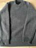 JEEP SPIRIT吉普毛衣男秋冬季針織衫男士圓領(lǐng)保暖毛絨線(xiàn)衣男裝 深灰 XL  曬單實(shí)拍圖