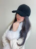 MMOPTOP羊羔絨棒球帽子女秋冬寬帽檐大頭圍百搭顯臉小毛絨鴨舌帽男 曬單實(shí)拍圖