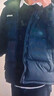 拓路者立領(lǐng)90絨羽絨服男短款秋冬季保暖拼接加厚面包服寬松羽絨外套男 黑色 L 曬單實(shí)拍圖