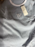 Abercrombie & Fitch【LOGO撞色T】 美式棉質(zhì)顯瘦修身短袖T恤25秋季女裝157-5366 淺藍色 XL (170/112A) 曬單實(shí)拍圖