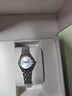 依波（EBOHR）手表女 大師系列雅致白面鋼帶石英節日禮物新年跨年女表50030224 曬單實(shí)拍圖