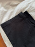 優(yōu)衣庫男裝女裝彈力棉質(zhì)舒適九分褲/休閑褲481568 481568/09黑色 M 曬單實(shí)拍圖