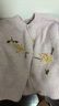 百家好（Basic House）Basic House/百家好復古花朵刺繡針織開(kāi)衫女溫柔風(fēng)寬松毛衣外套 紫色 S 曬單實(shí)拍圖