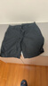 雅戈爾（YOUNGOR）休閑短褲男漢麻棉萊賽爾面料舒爽吸濕排汗好穿易搭商場(chǎng)同款 墨綠 35 175/86A 曬單實(shí)拍圖