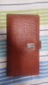 王儲存單存折收納本保護套卡包票據收納冊·存款單銀行卡存折卡一體包防盜刷防消磁多卡位多功能大容量 鱷魚(yú)紋棕色存折卡一體包 曬單實(shí)拍圖